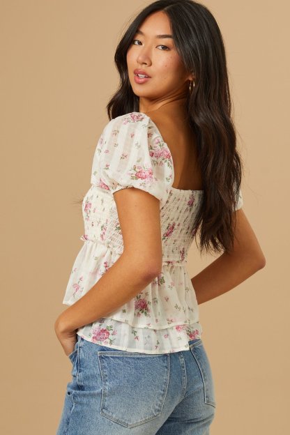 Caroline Floral Top