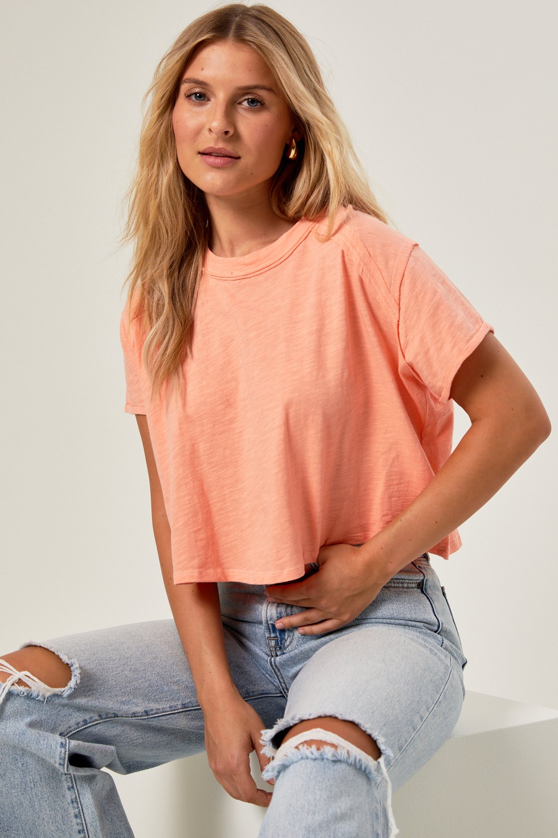 Elara Cropped Tee