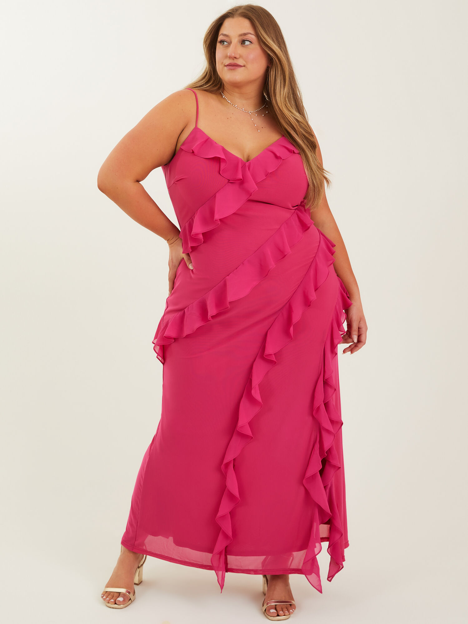 Bridgette Ruffle Maxi Dress