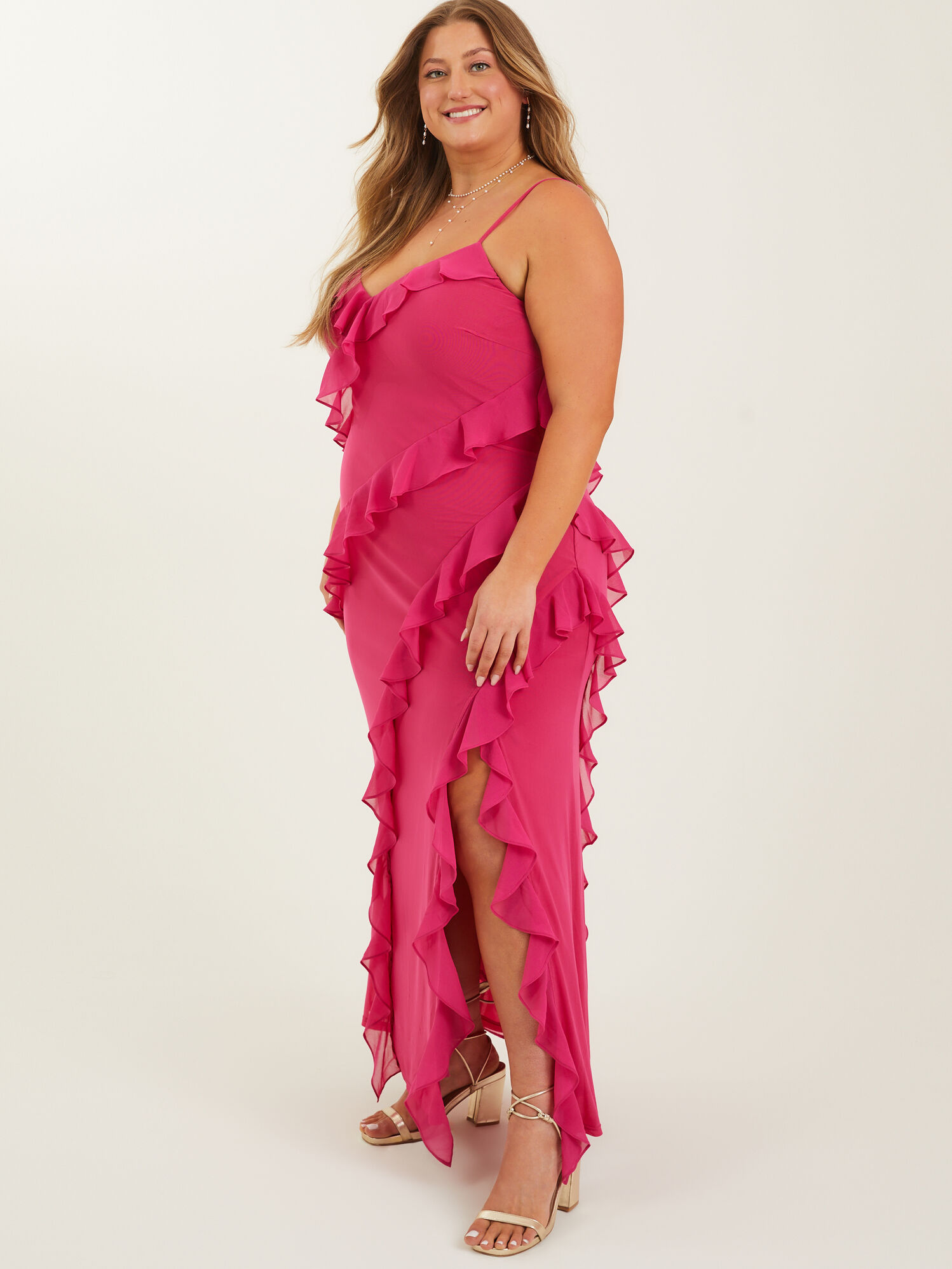 Bridgette Ruffle Maxi Dress