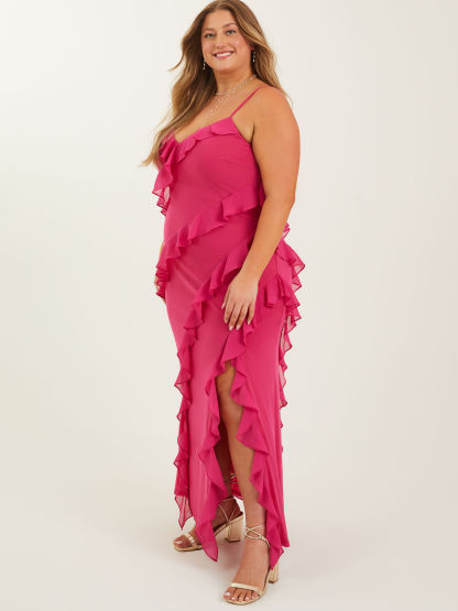Bridgette Ruffle Maxi Dress