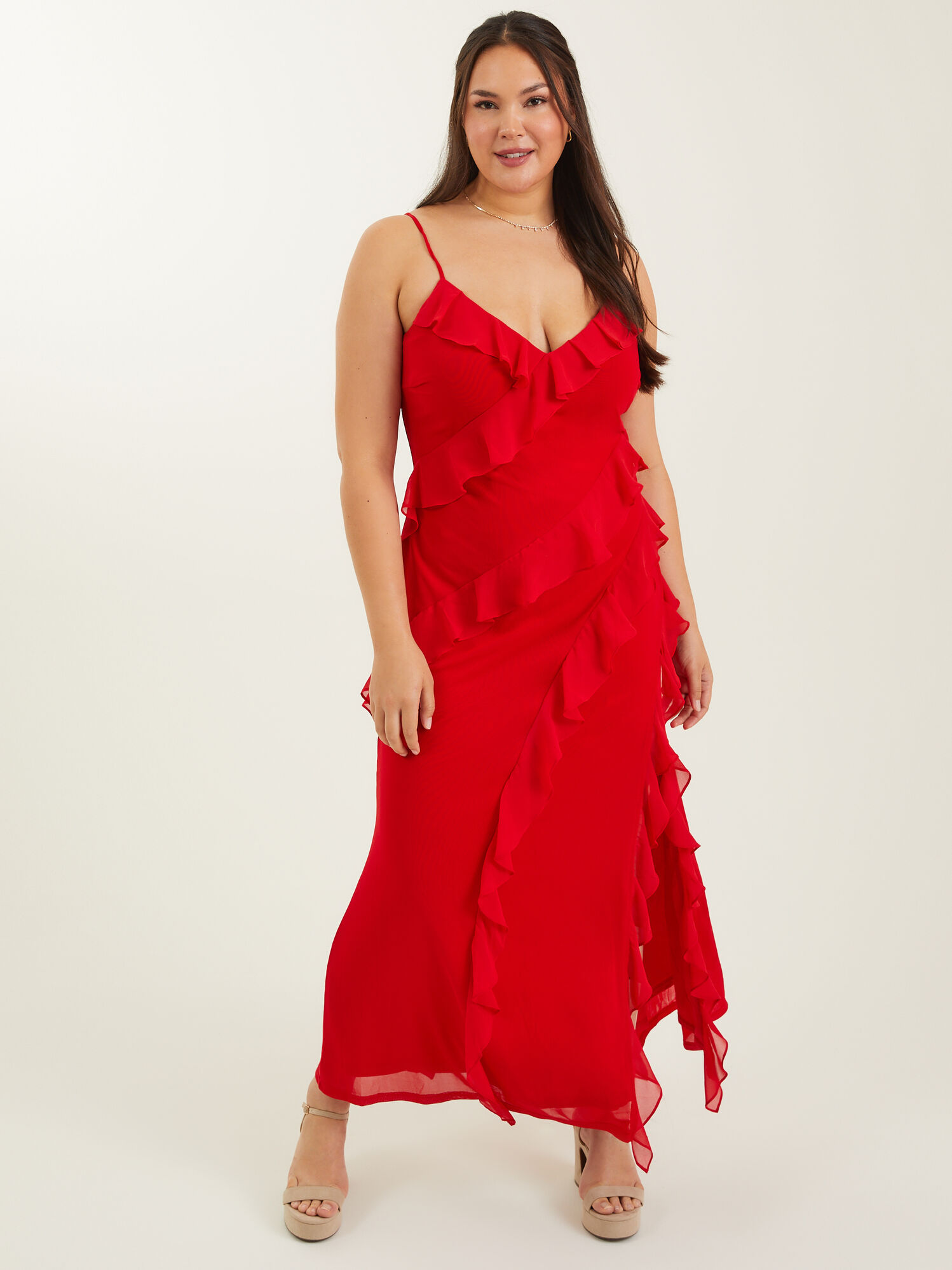 Bridgette Ruffle Maxi Dress