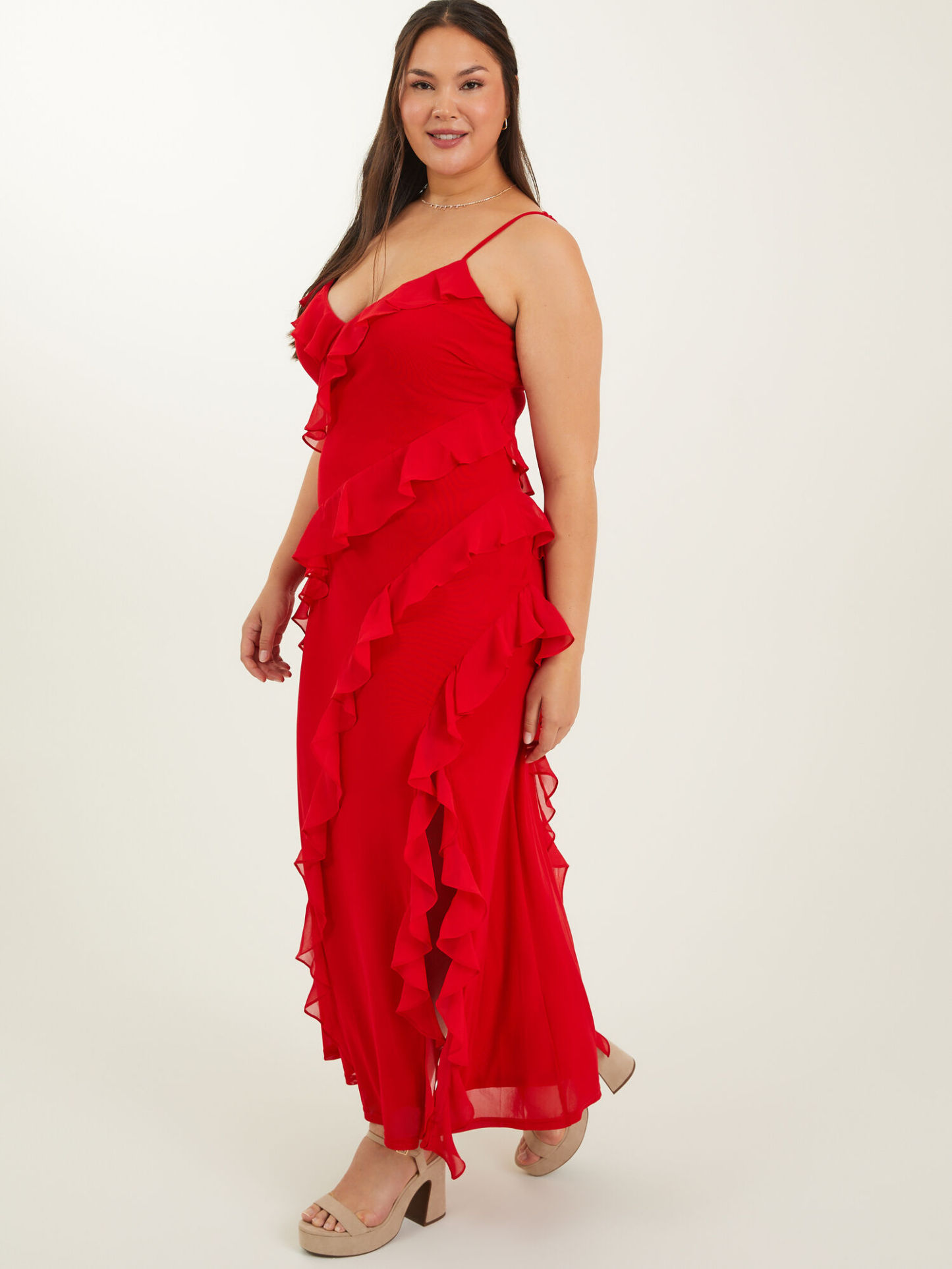 Bridgette Ruffle Maxi Dress