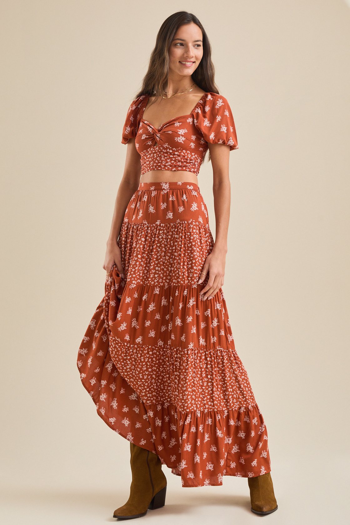 Maia Floral Crop Top