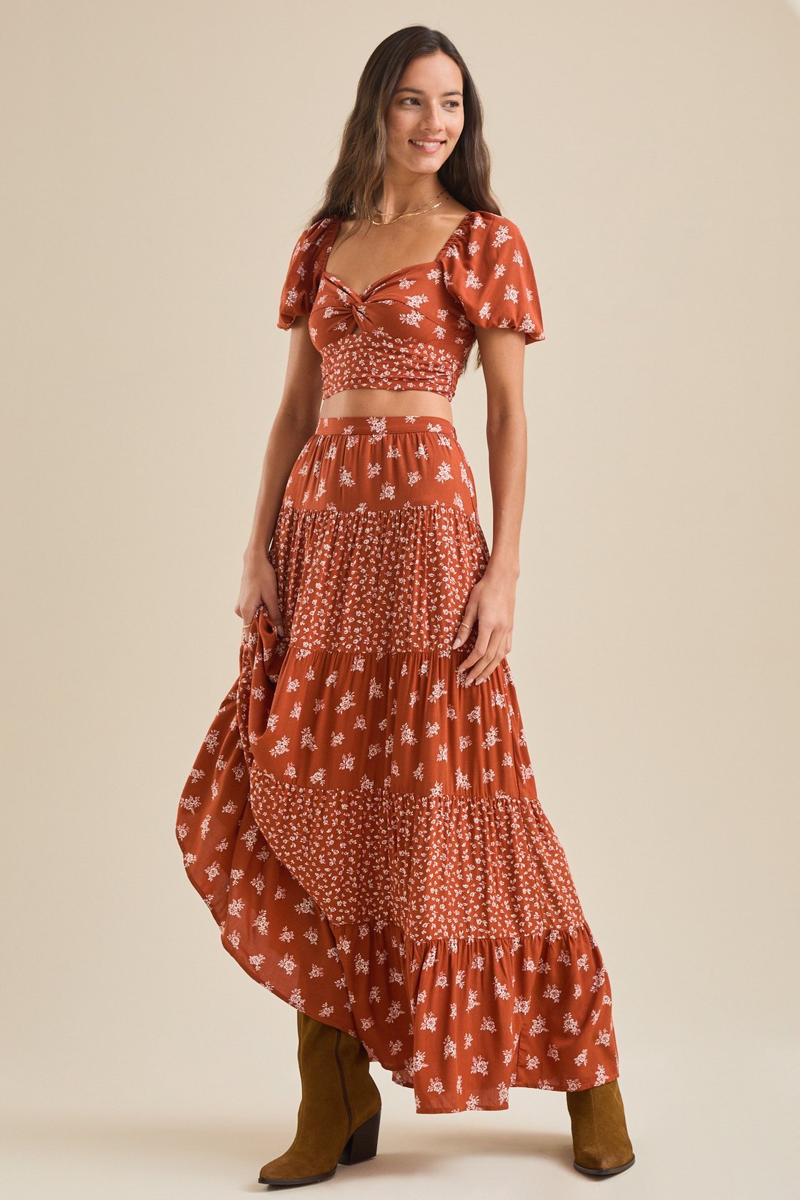 Maia Floral Crop Top