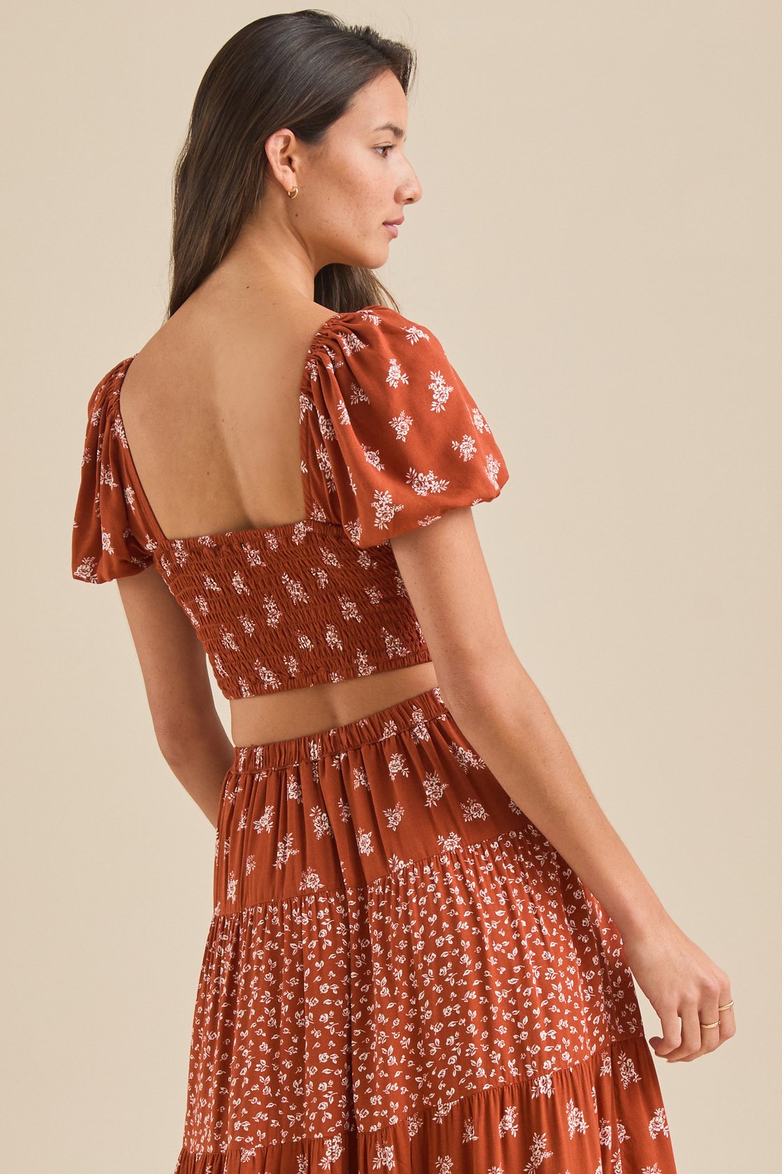 Maia Floral Crop Top