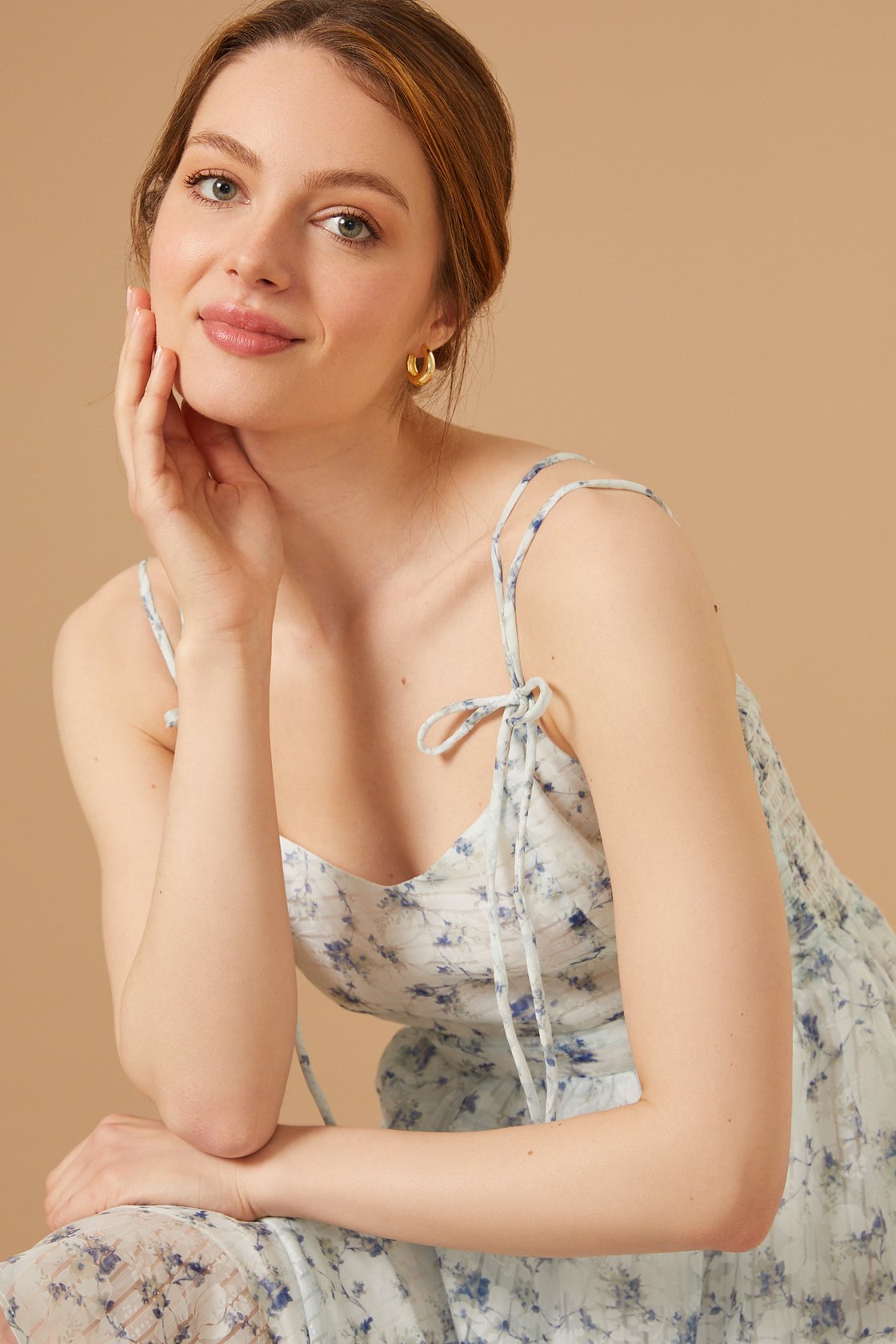 Elle Floral Midi Dress