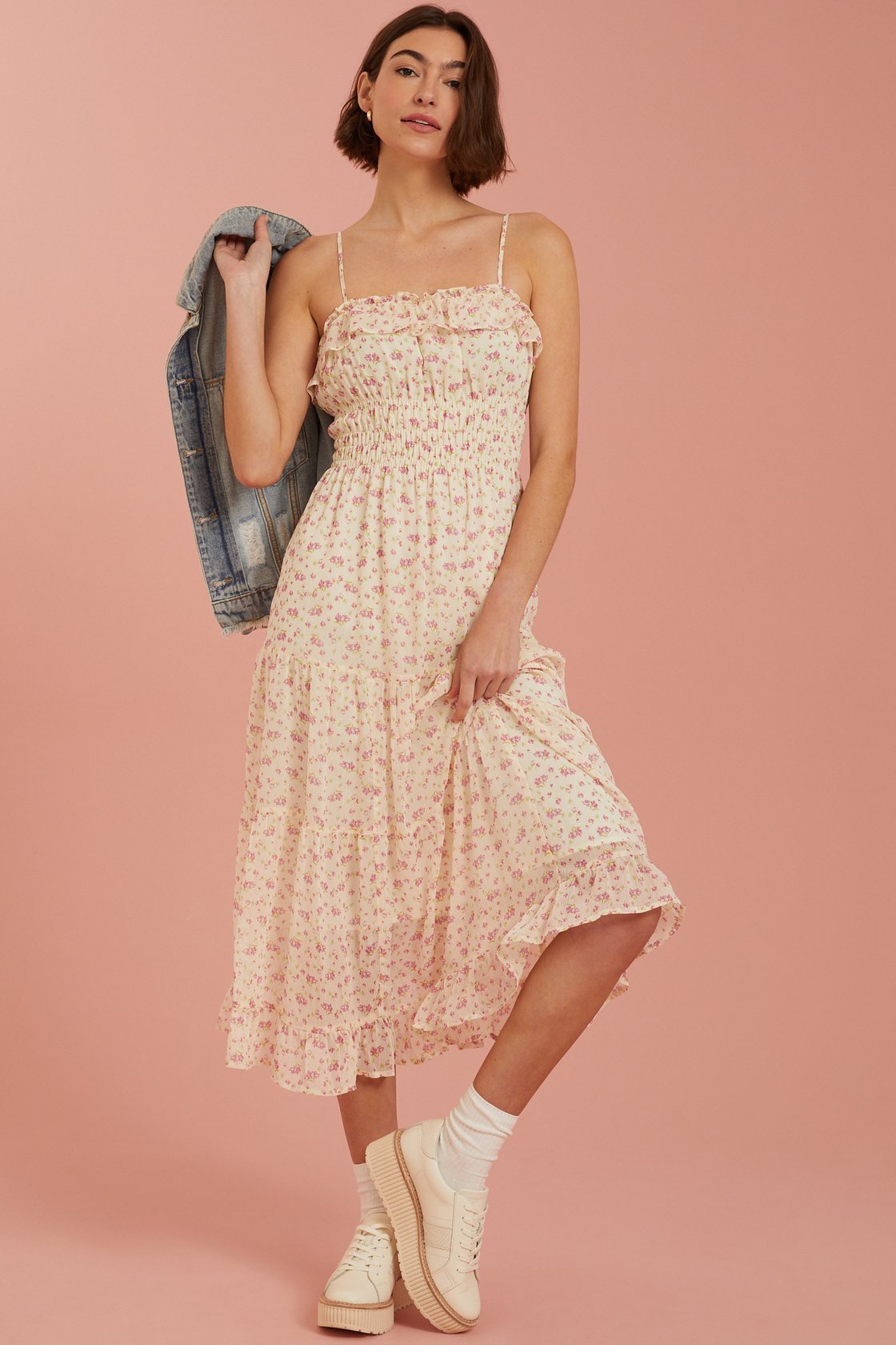 Jordan Floral Midi Dress