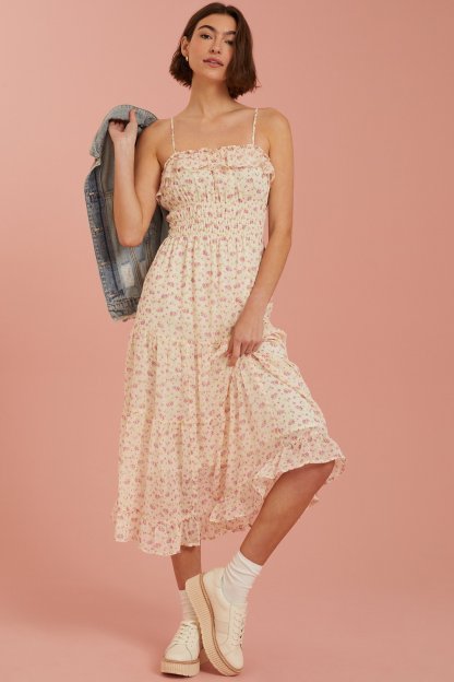 Jordan Floral Midi Dress