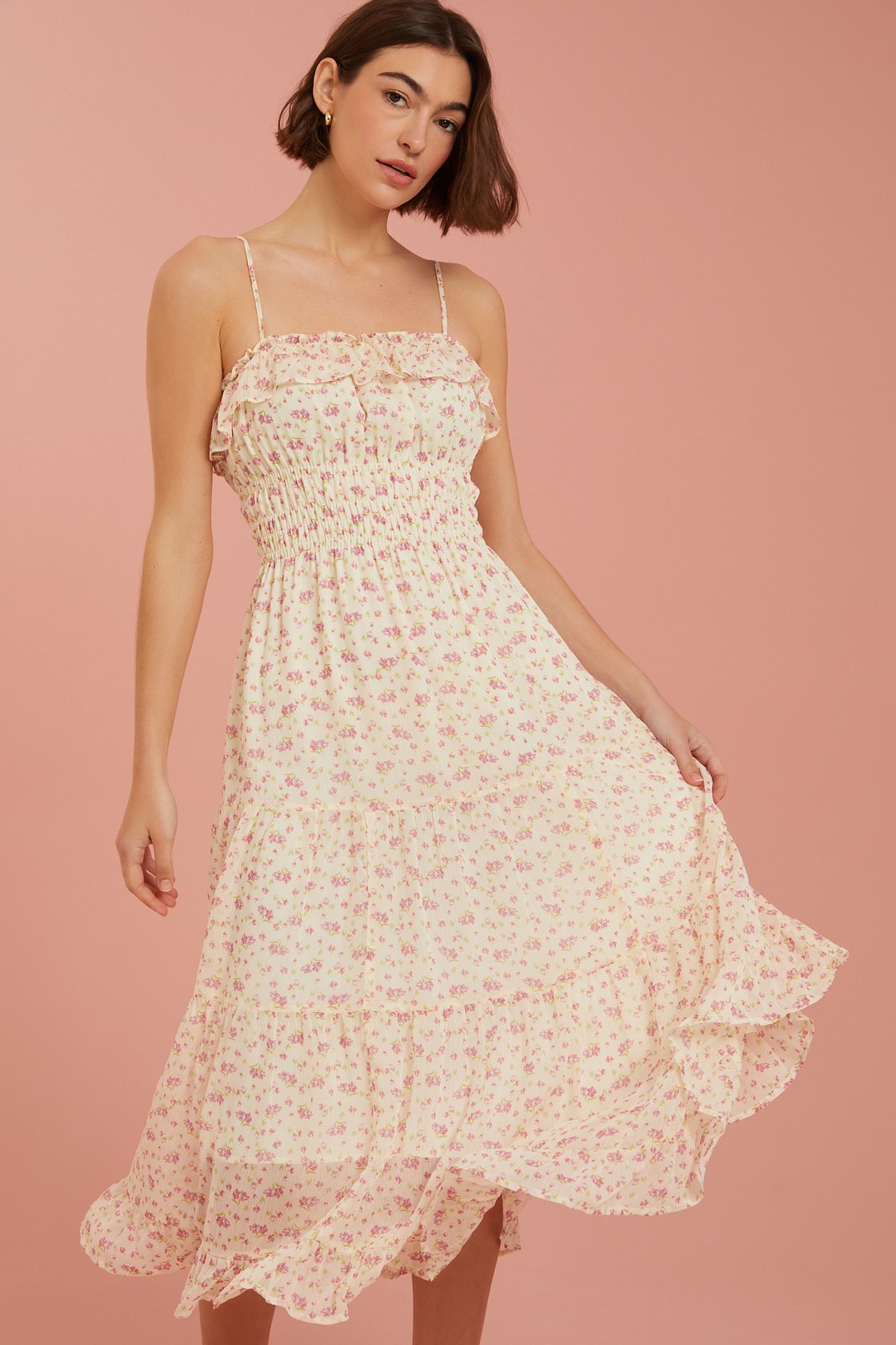 Jordan Floral Midi Dress