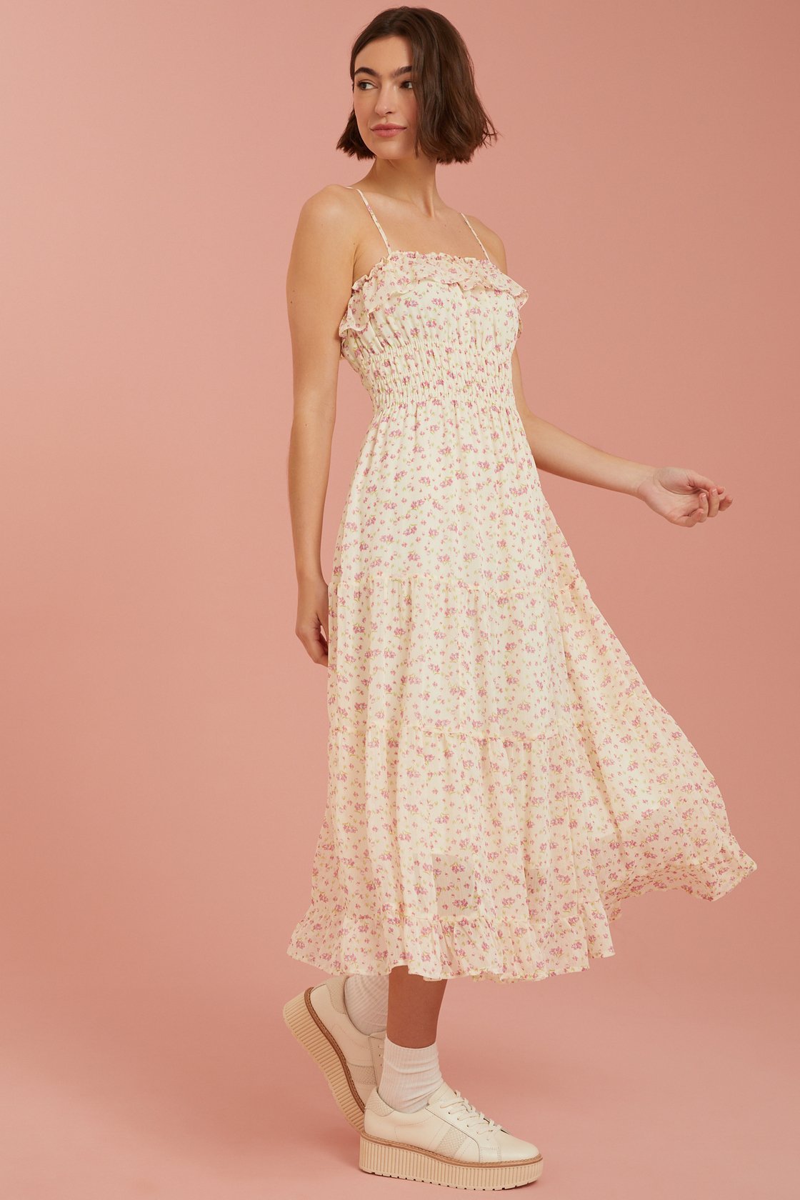 Jordan Floral Midi Dress