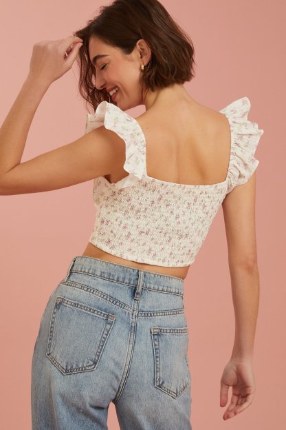 Ella Floral Corset Top