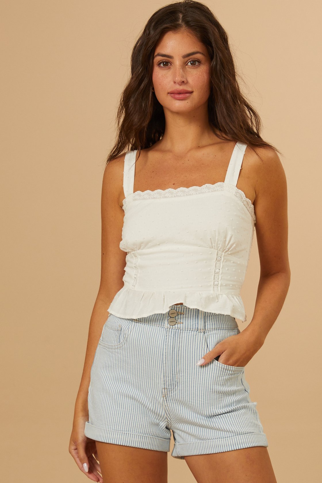 Lacie Peplum Top