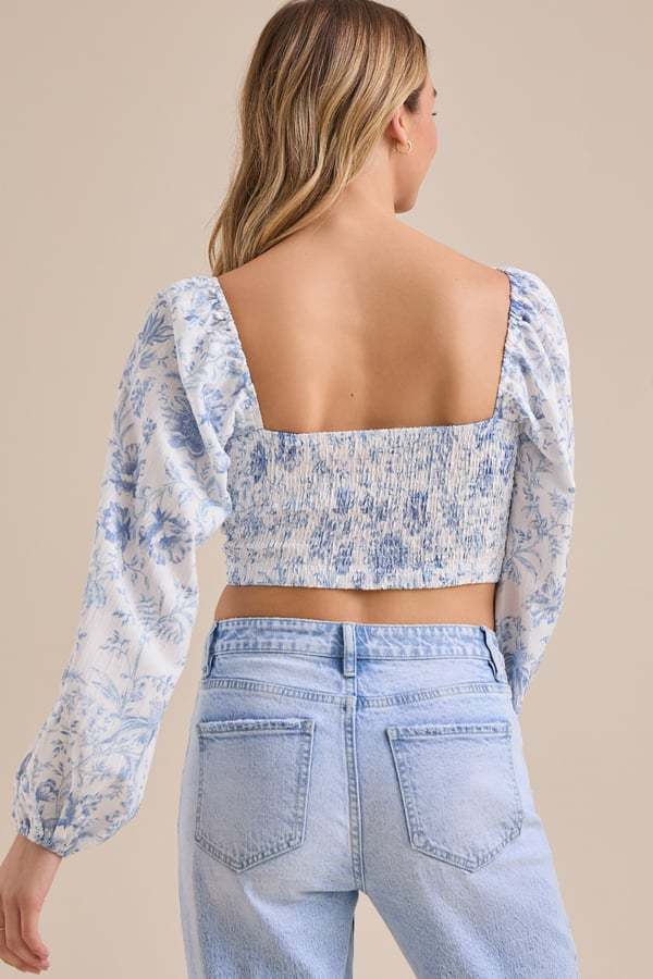 Charlotte Long Sleeve Corset Top