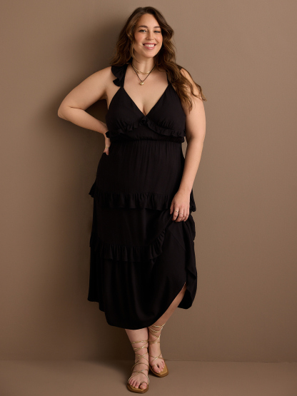 Billie Ruffle Maxi Dress