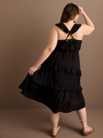 Billie Ruffle Maxi Dress