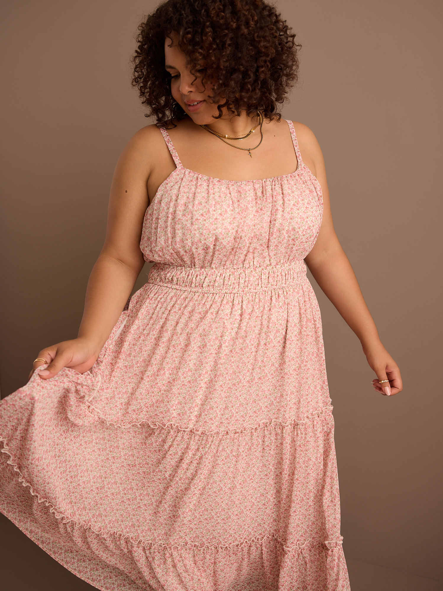 Katie Floral Tiered Maxi Dress