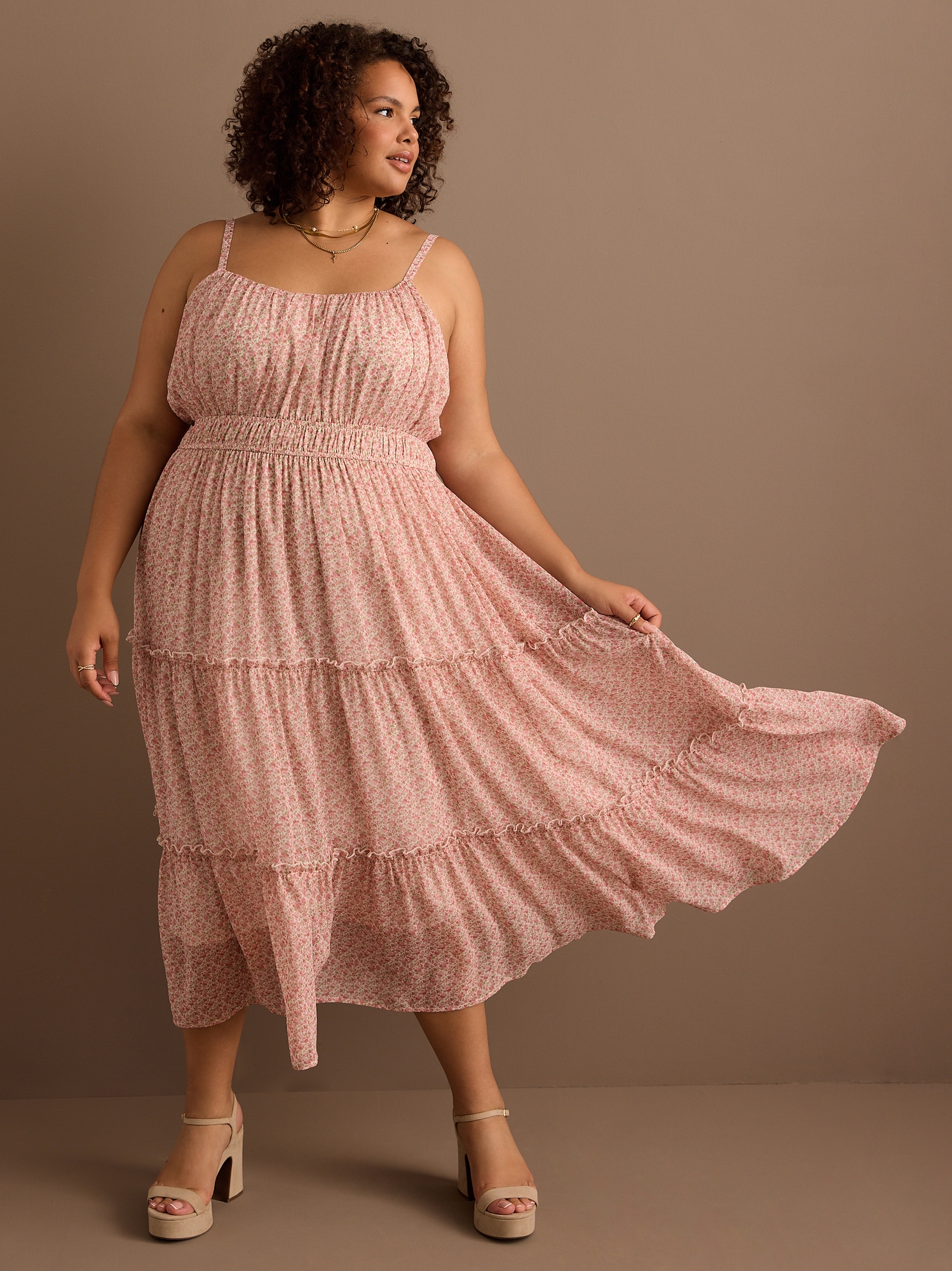 Katie Floral Tiered Maxi Dress