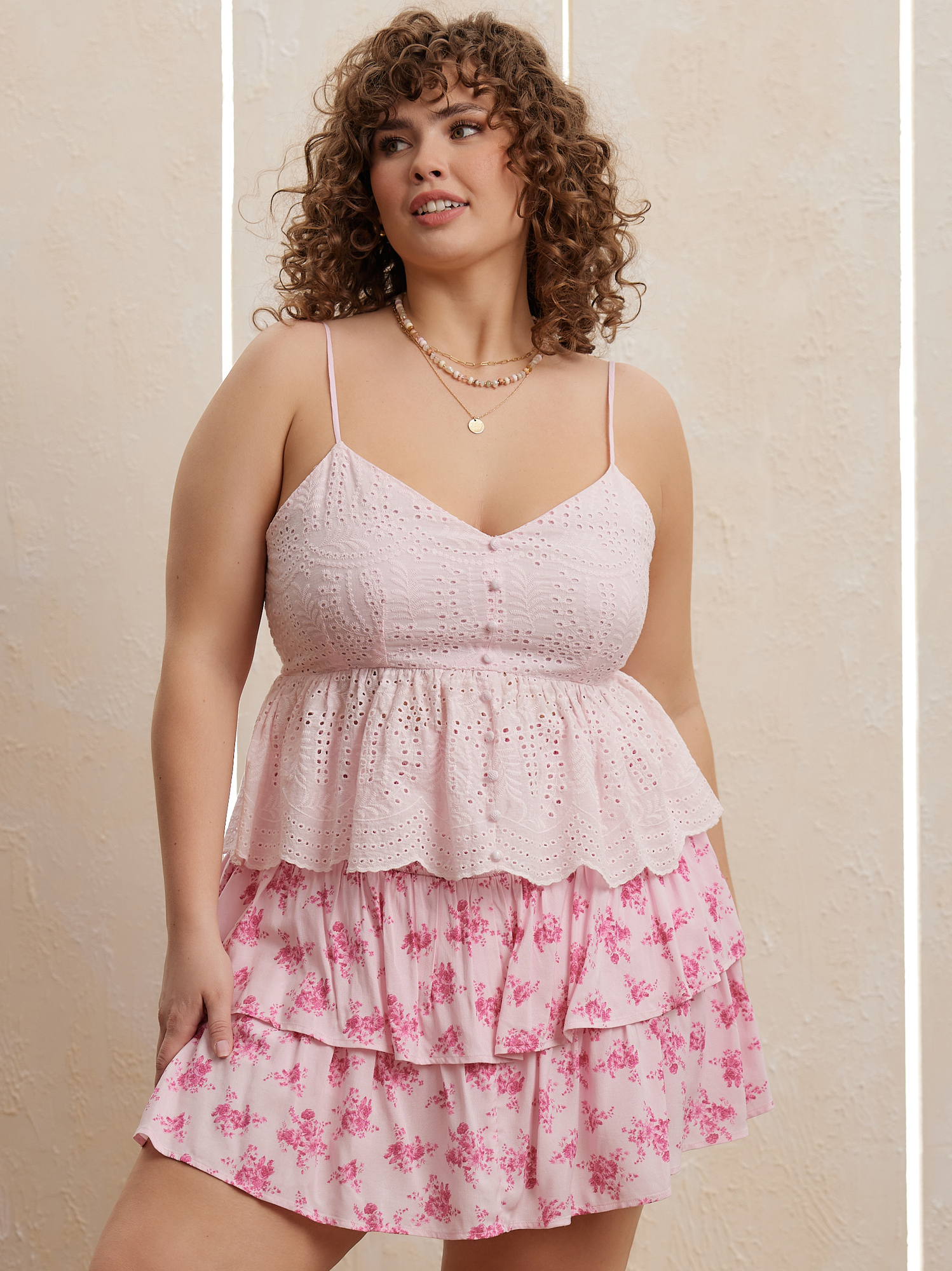 Carey Eyelet Tank Top
