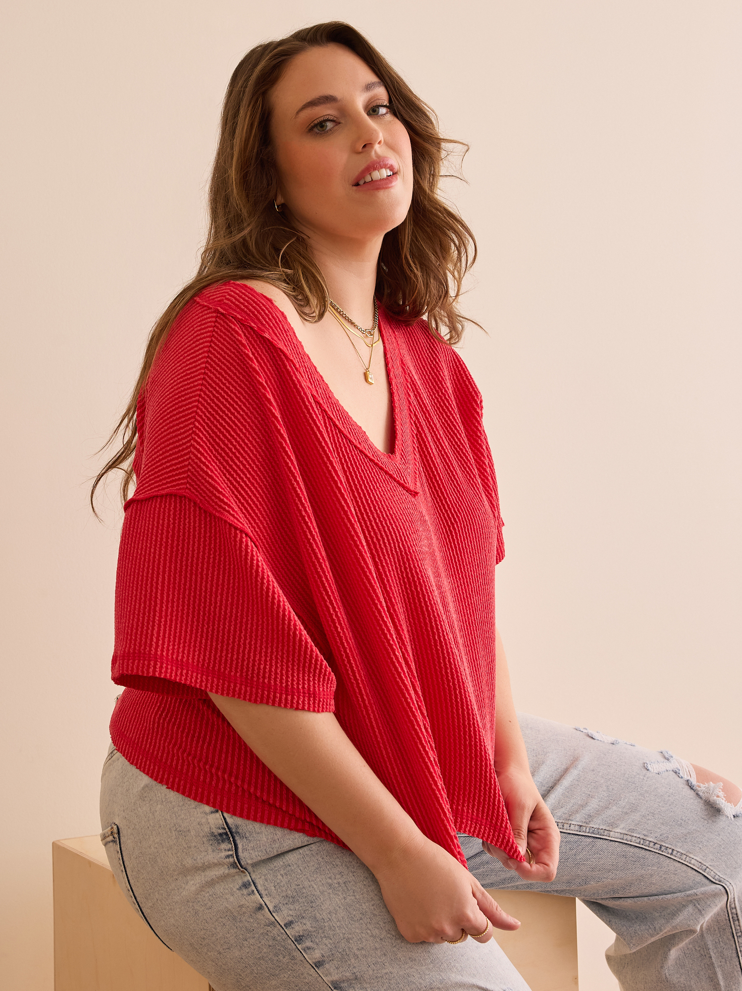 Cropped Urban Ribbed Tee