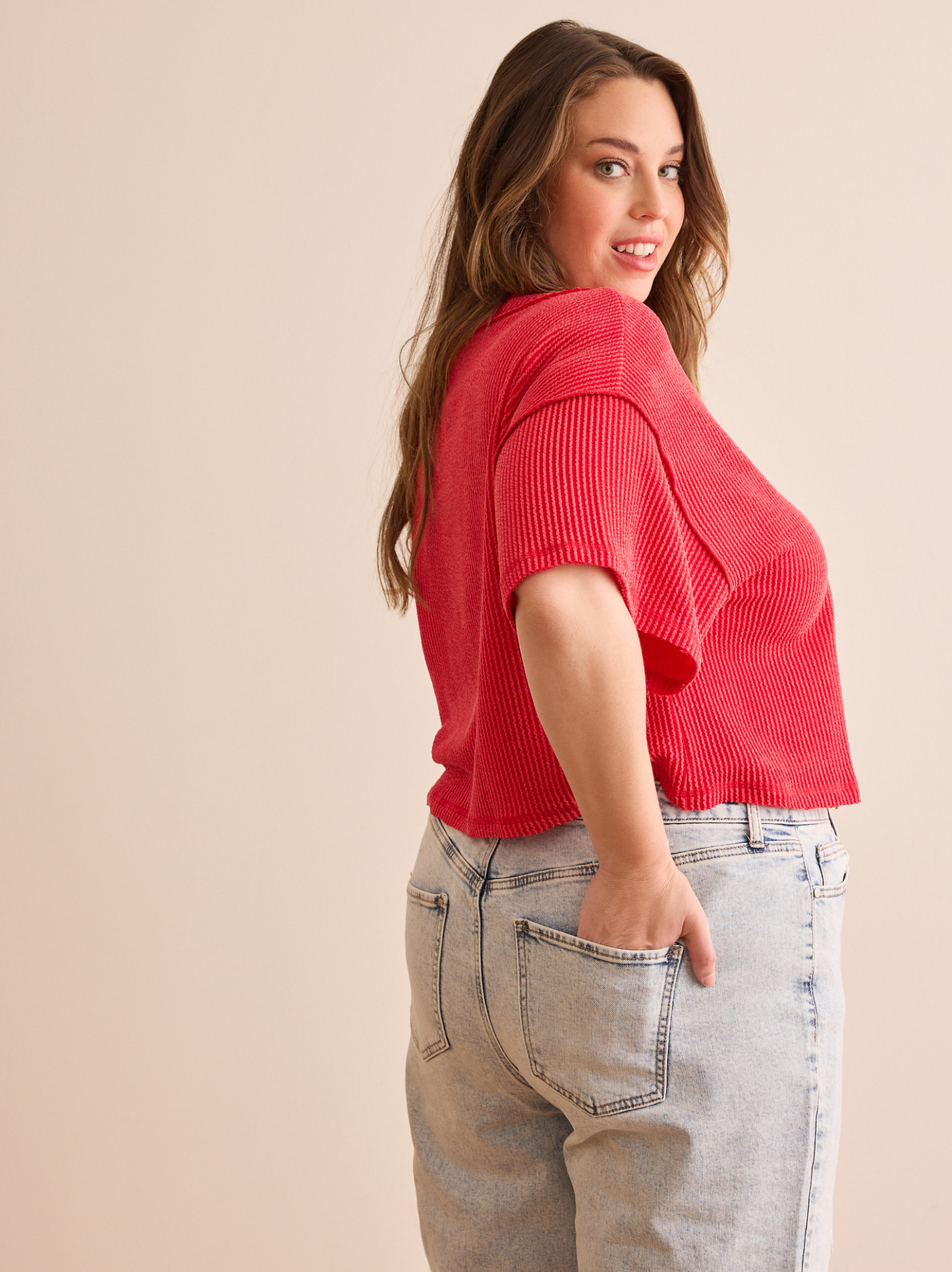 Cropped Urban Ribbed Tee