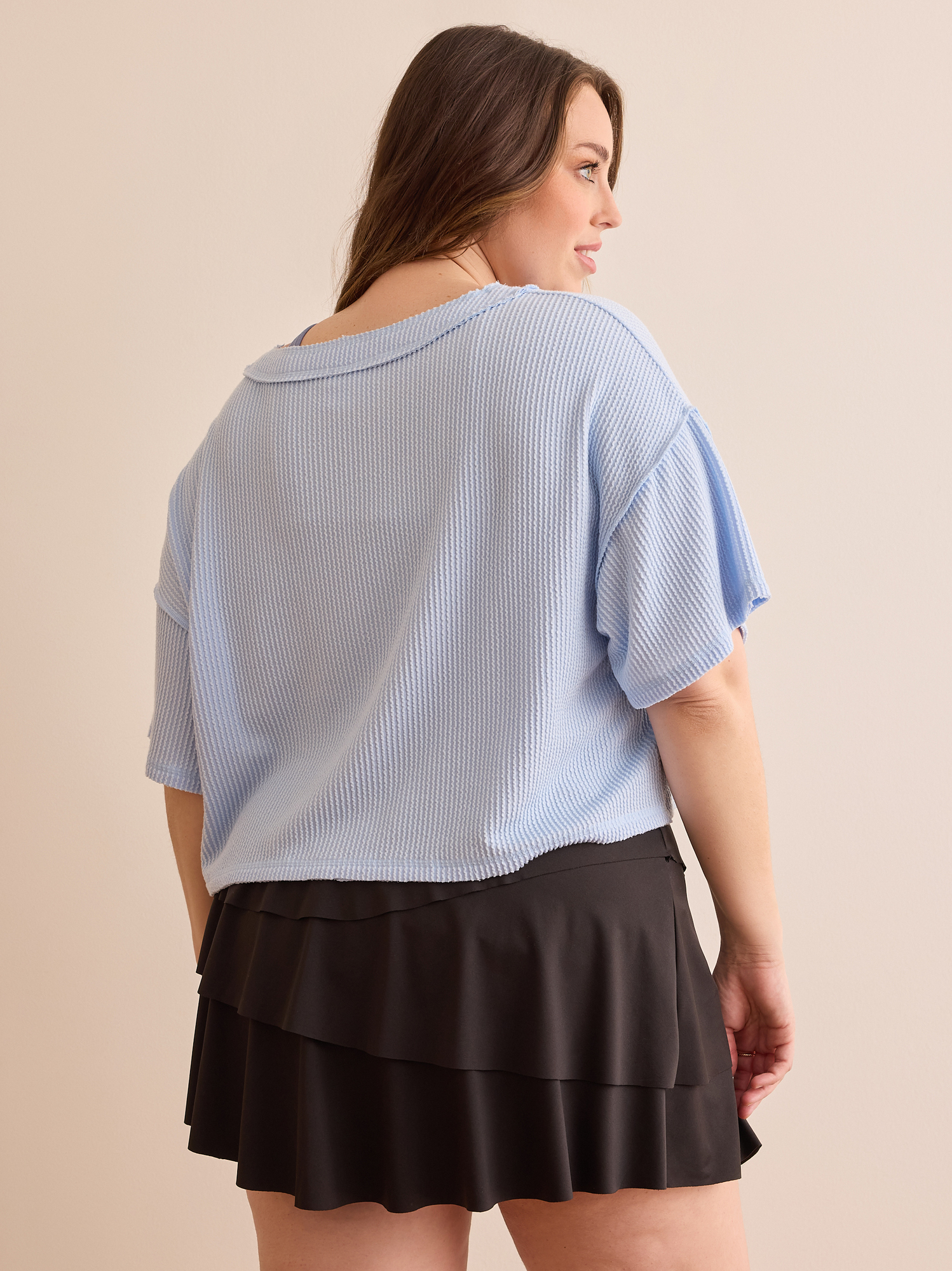 Cropped Urban Ribbed Tee