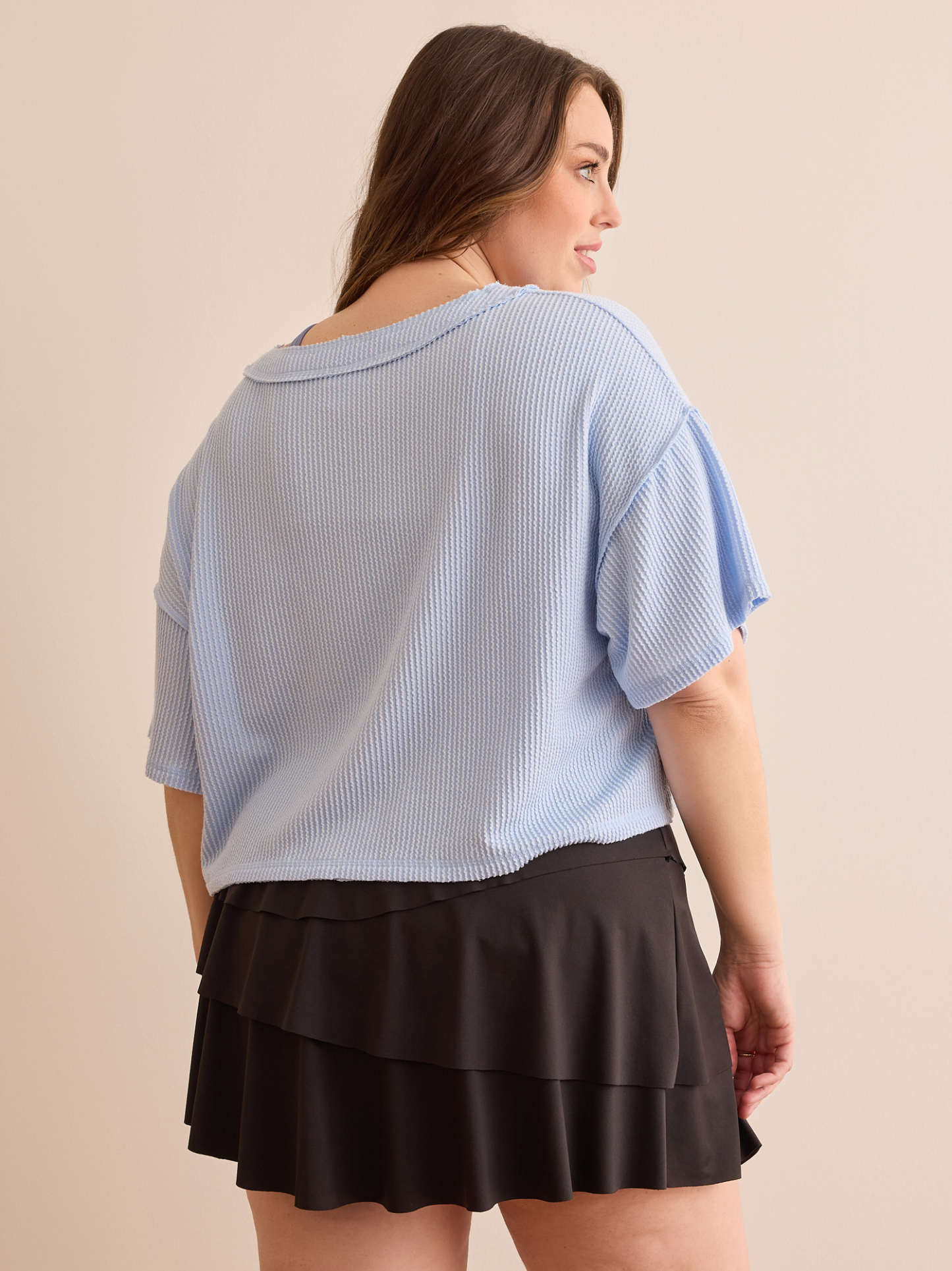 Cropped Urban Ribbed Tee