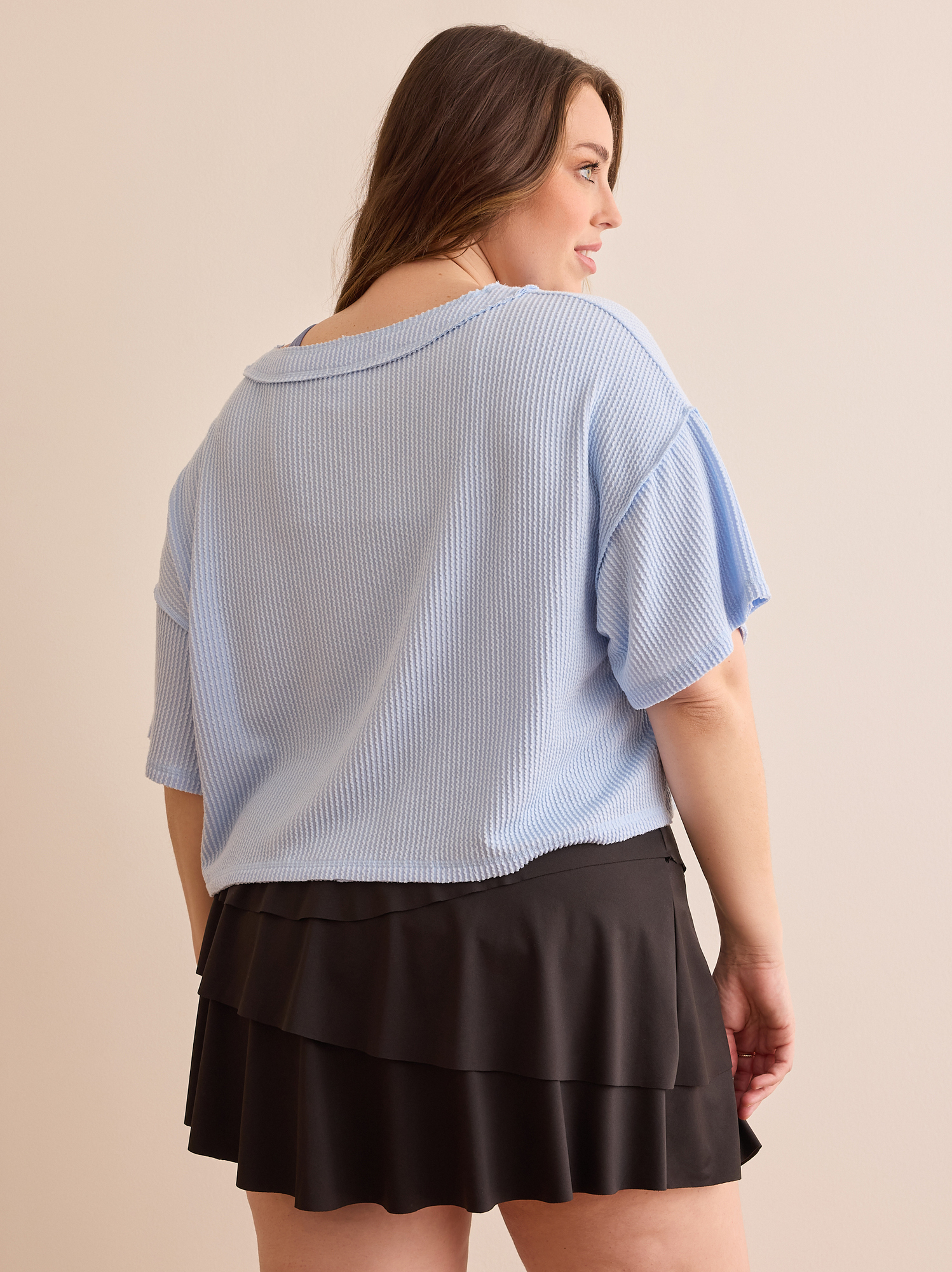 Cropped Urban Ribbed Tee