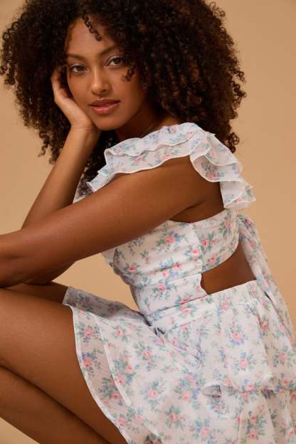 Galia Floral Mini Dress