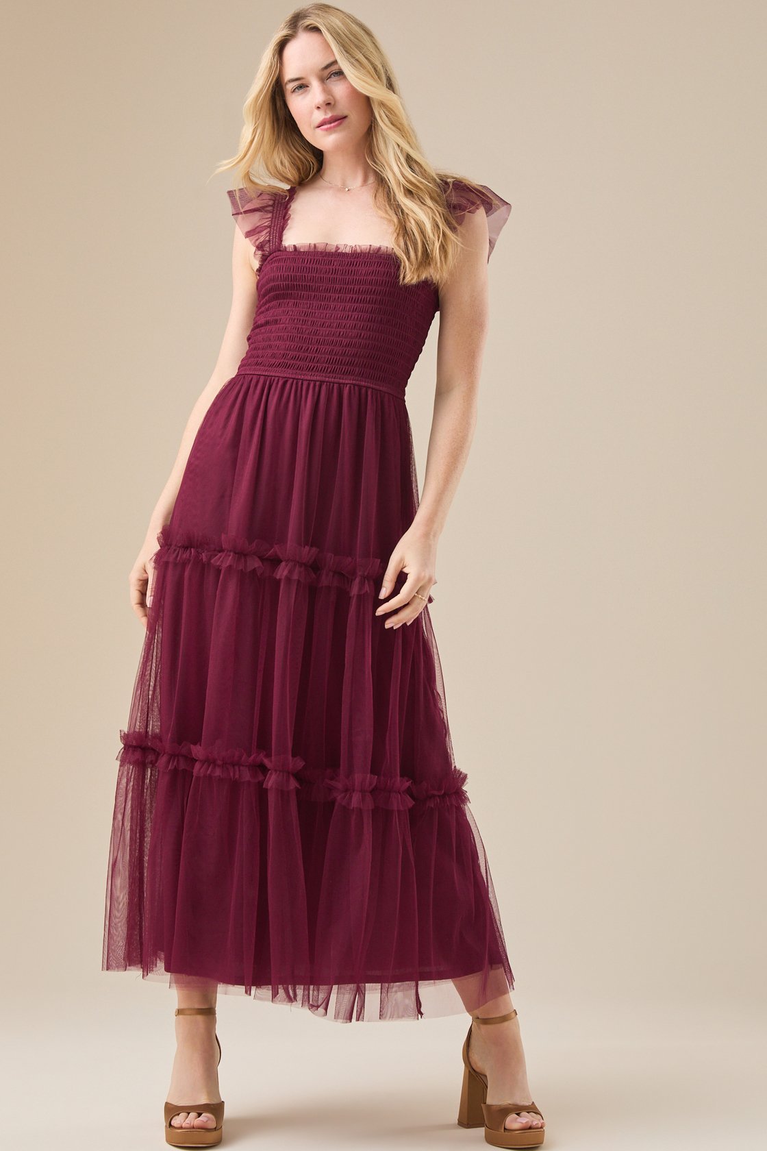 Kenna Tulle Maxi Dress