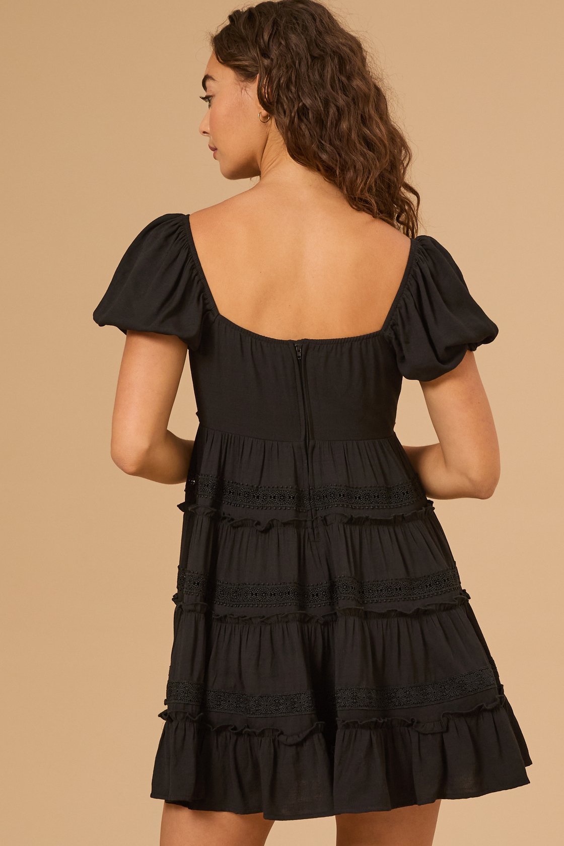 Marcia Crochet Mini Dress