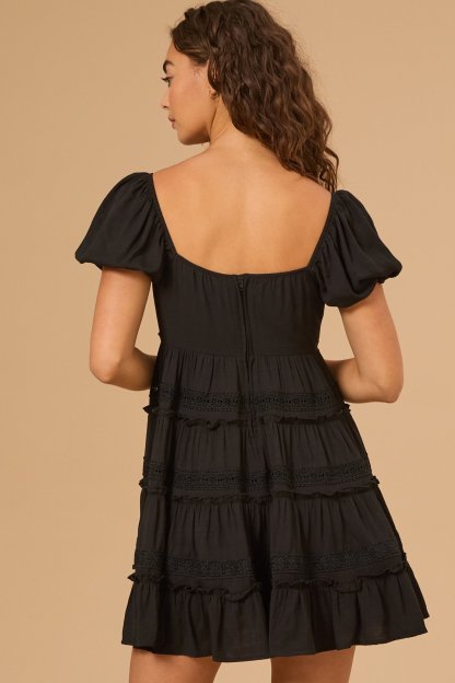 Marcia Crochet Mini Dress