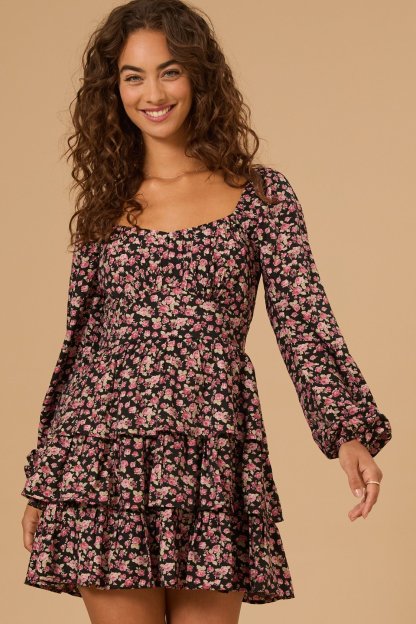 Taya Tiered Mini Dress