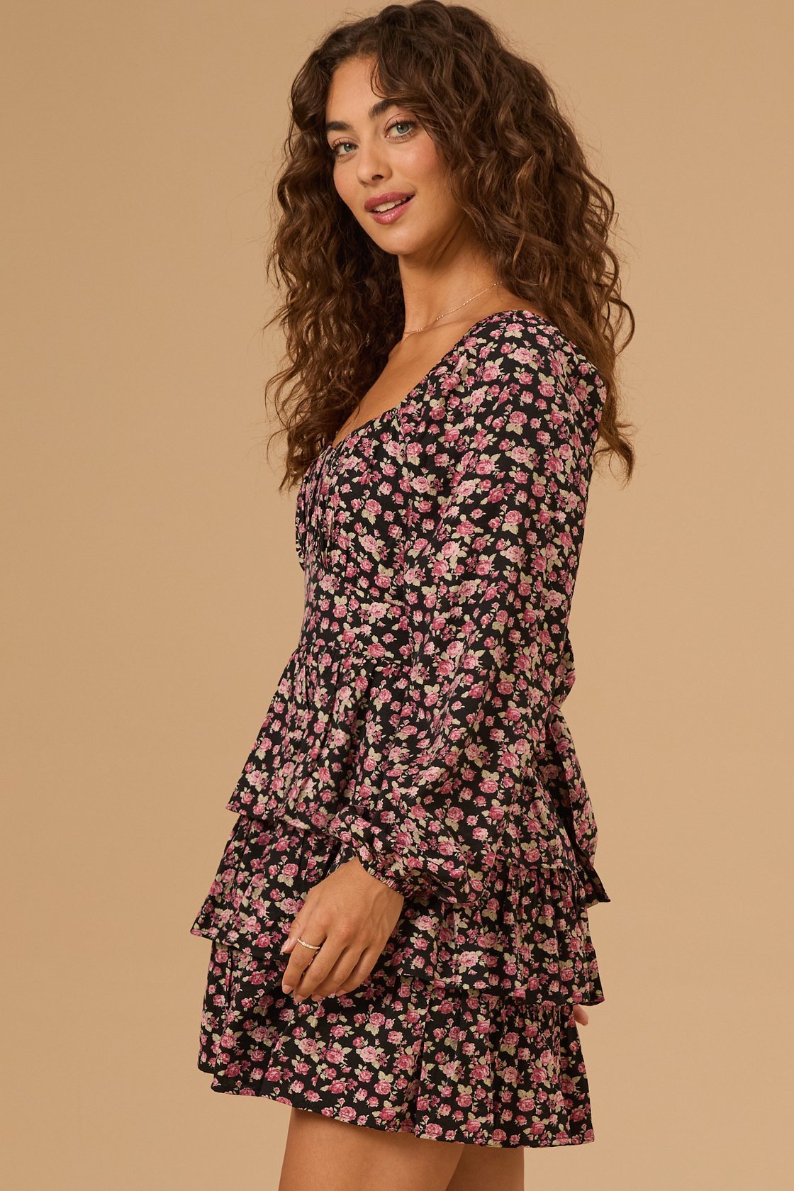 Taya Tiered Mini Dress