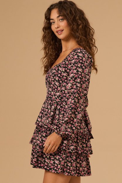 Taya Tiered Mini Dress