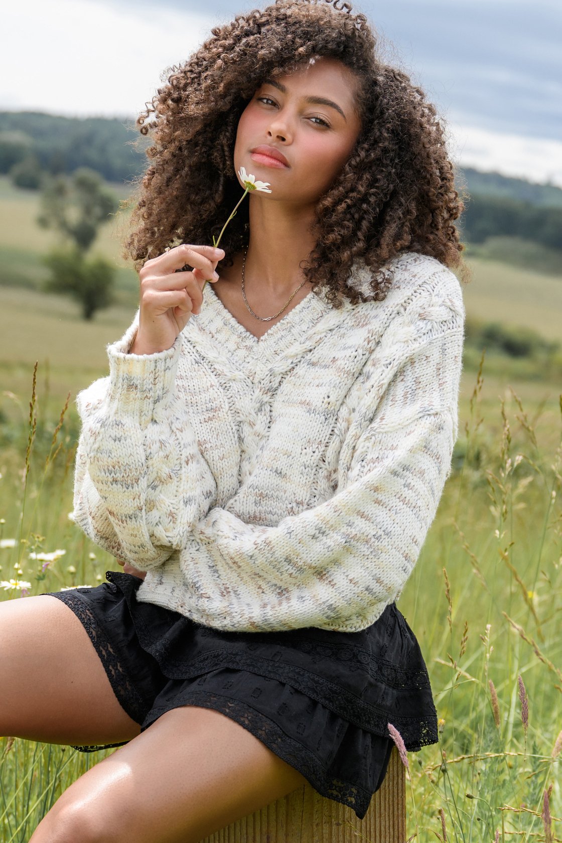 Mila Tie Back Sweater