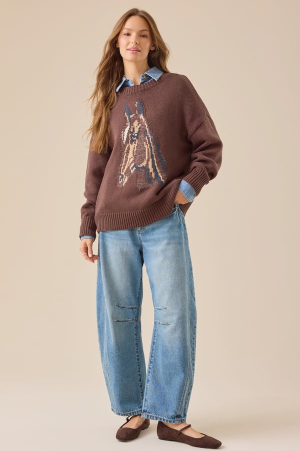Dakota Horse Sweater