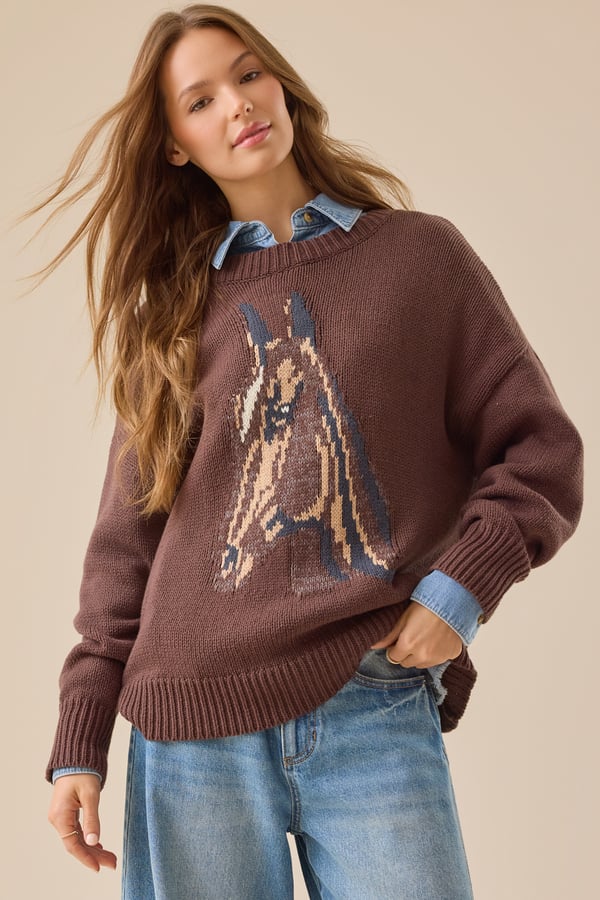 Dakota Horse Sweater