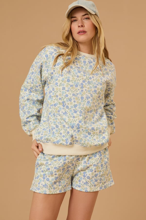 Sunny Fleece Lounge Short