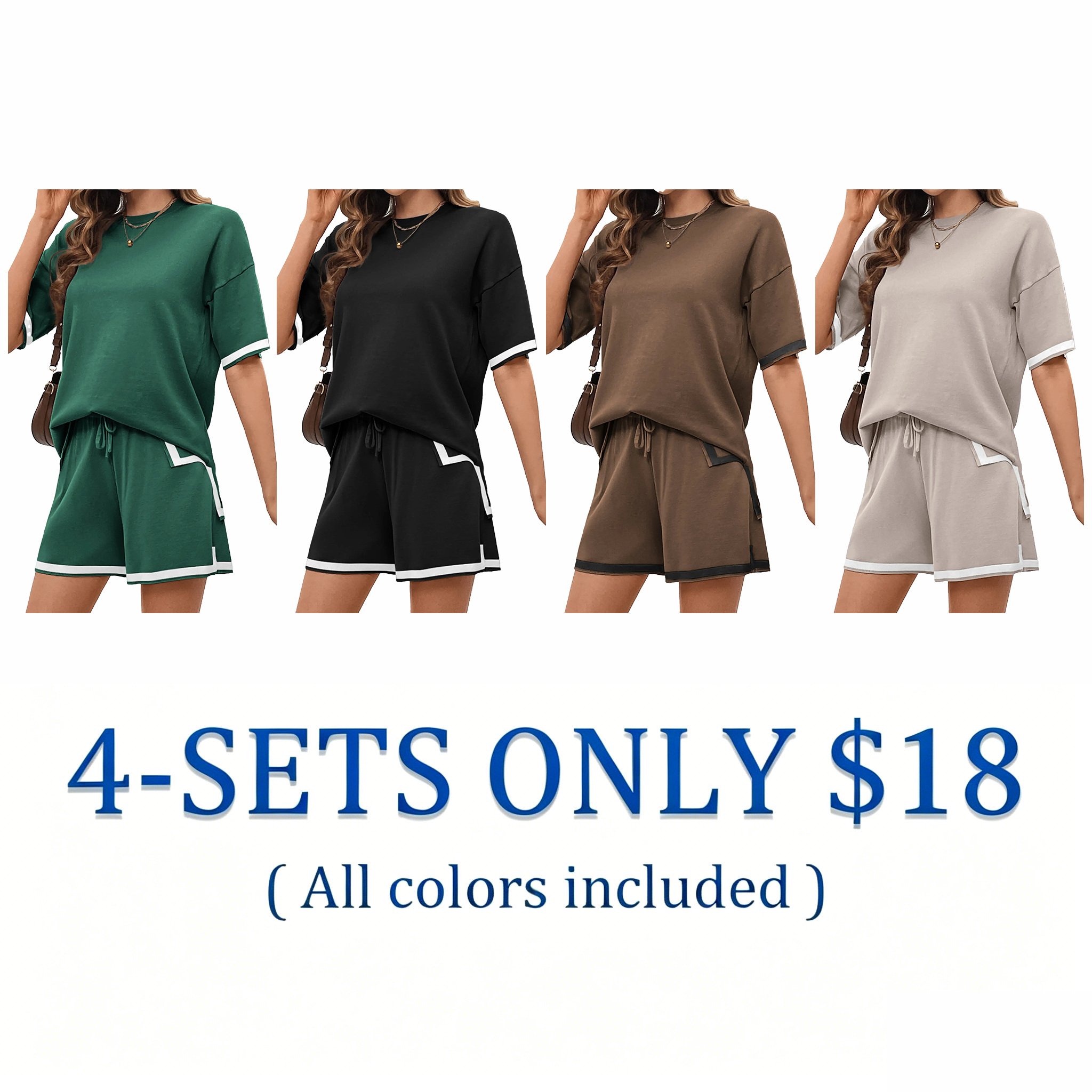 Women's Spring Comfortable Knitted Two-piece Set