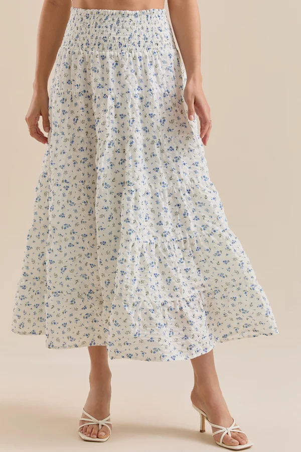 Ruth Floral Midi Skirt