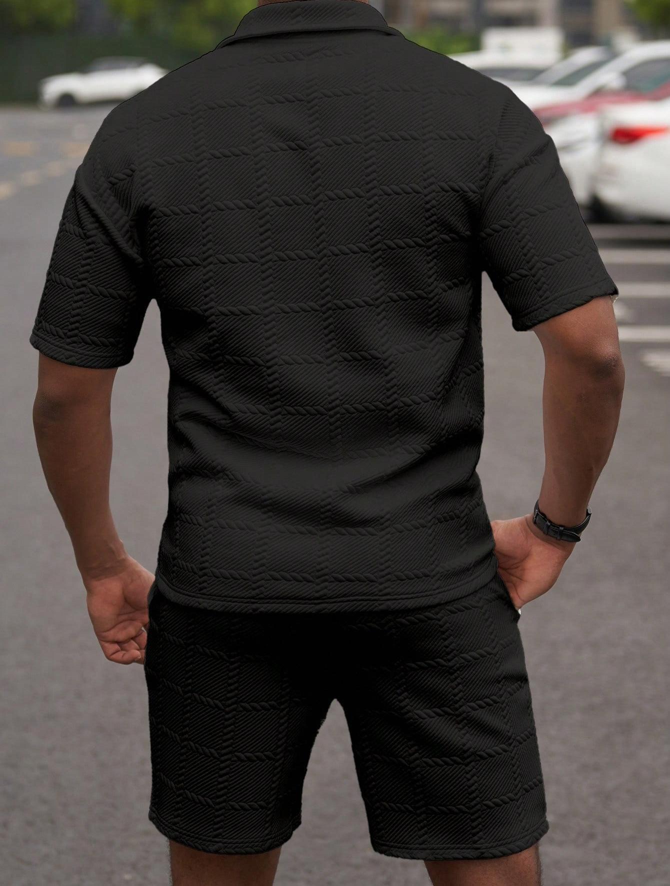 KZZ Men's Summer Solid-Colour Fashion Casual Short-Sleeved Suit Clothes Clothes Menswear Formal Shortsleeve Chainsaw Top Top Gamis Gamis Tropical KZZ Men's Summer Solid-Colour Fashion Casual Short-Sleeved Suit Clothes Clothes Menswear Formal Shortsleeve Chainsaw Top Top Gamis Gamis Tropical