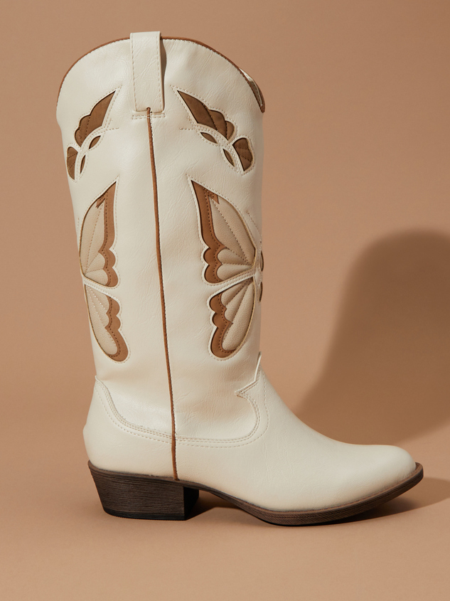 Monarch Butterfly Cut Out Boots