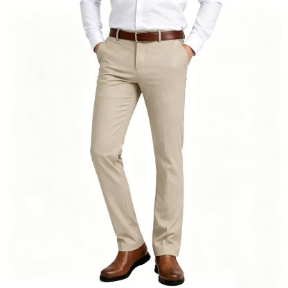 Men's Flex Stretch Slim Fit Dress Pants 