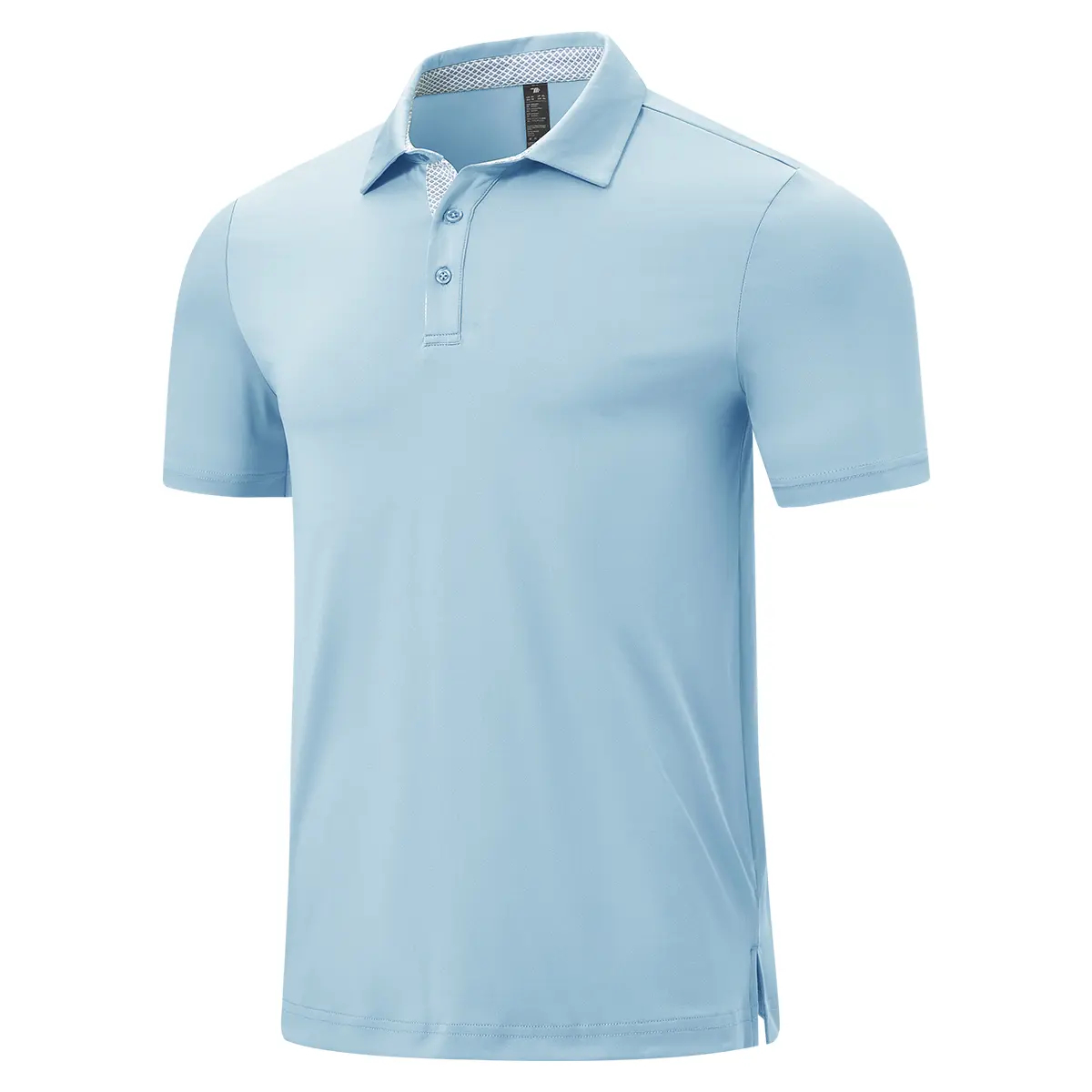 Men's Classic 3-Button Moisture Wicking Athletic Short Sleeve Golf Polo 