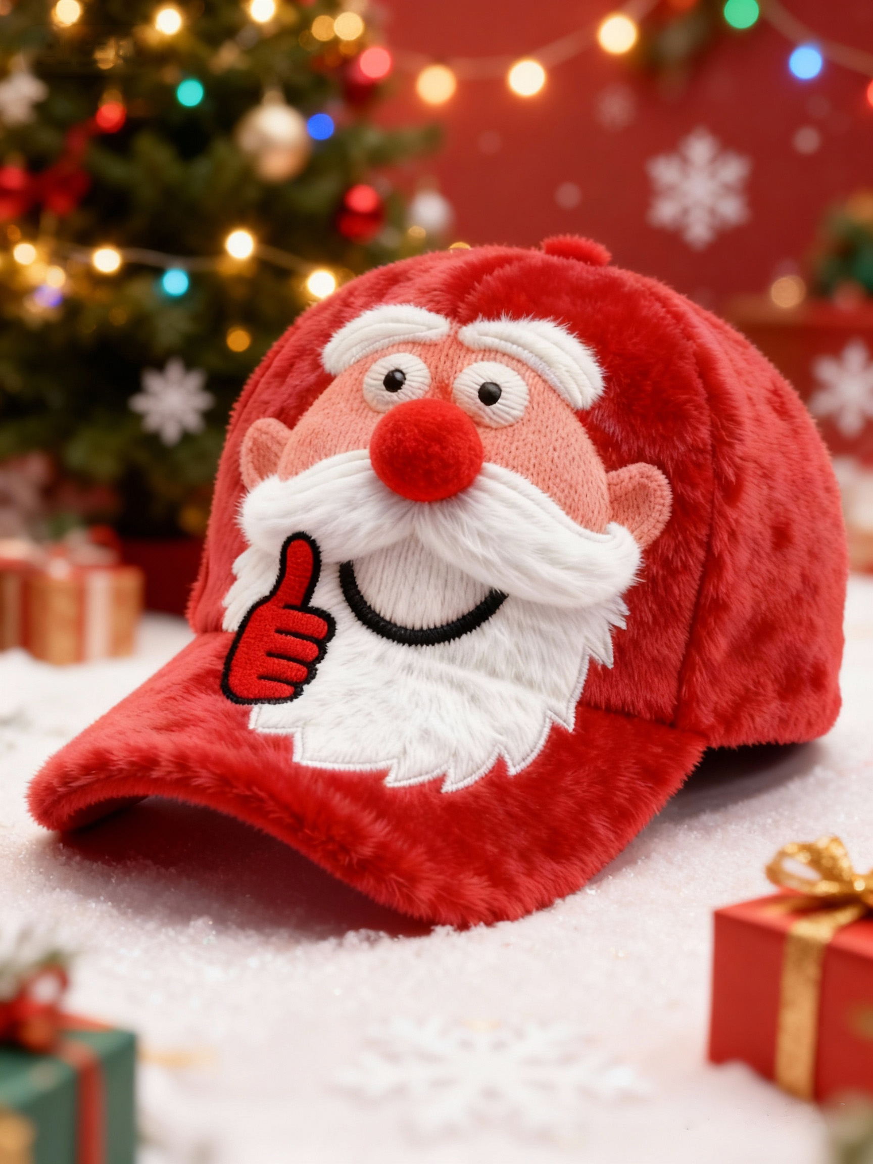 Unisex Funny Christmas Santa Claus Ugly Hat