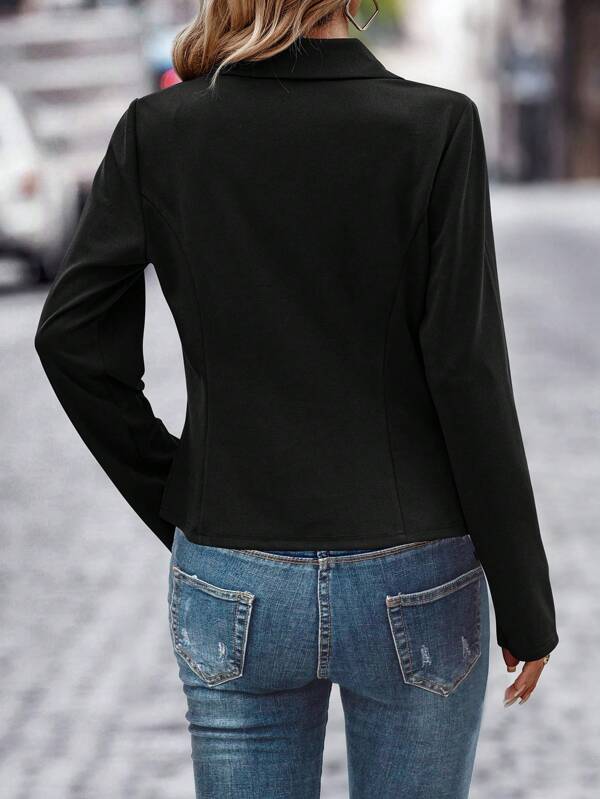 Cool Plain Long Sleeve Outerwear