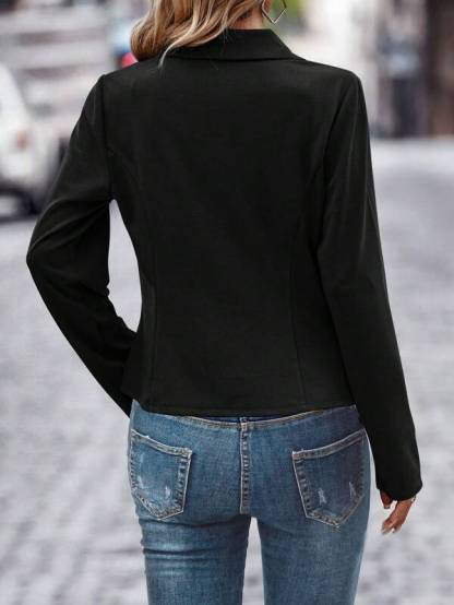 Cool Plain Long Sleeve Outerwear