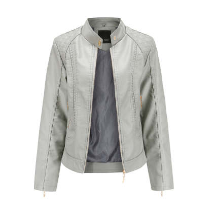 2021 Women's Leather Jackets 100% polyurethane