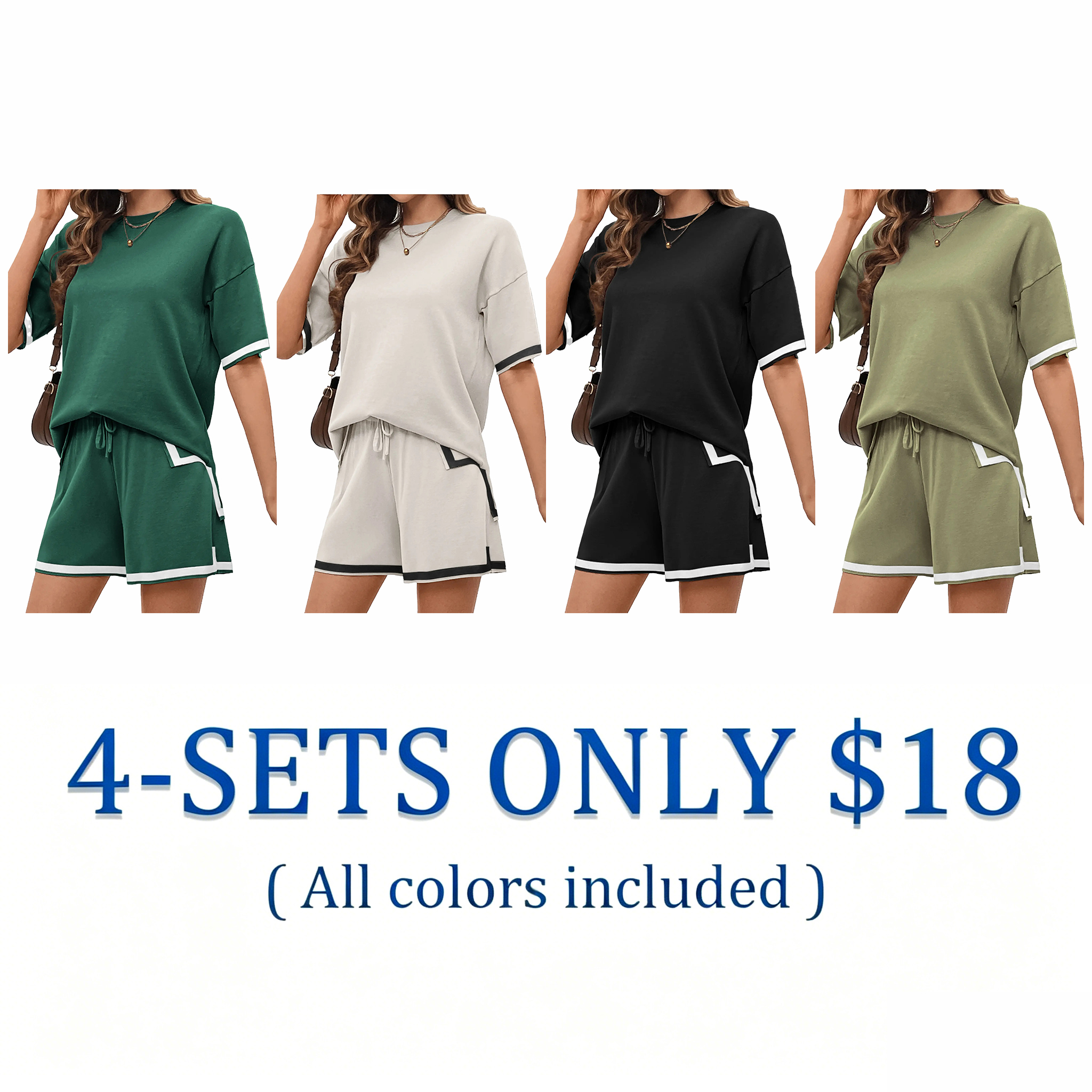 Women's Spring Comfortable Knitted Two-piece Set